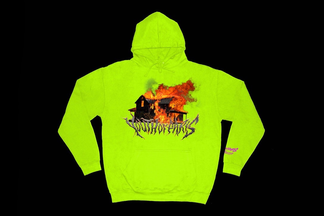 Hoodie House Burn "Neon Yellow Frozen"