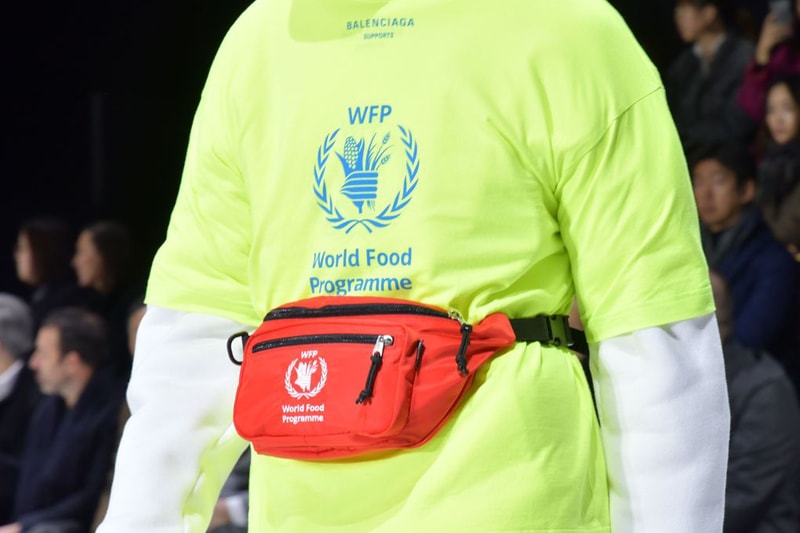 Balenciaga World Food Programme Fashion Week Paris Défilé Mode Paris Automne Hiver 2018
