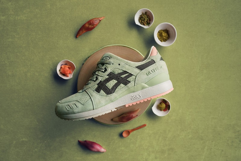 END. ASICS Gel Lyte III Wasabi