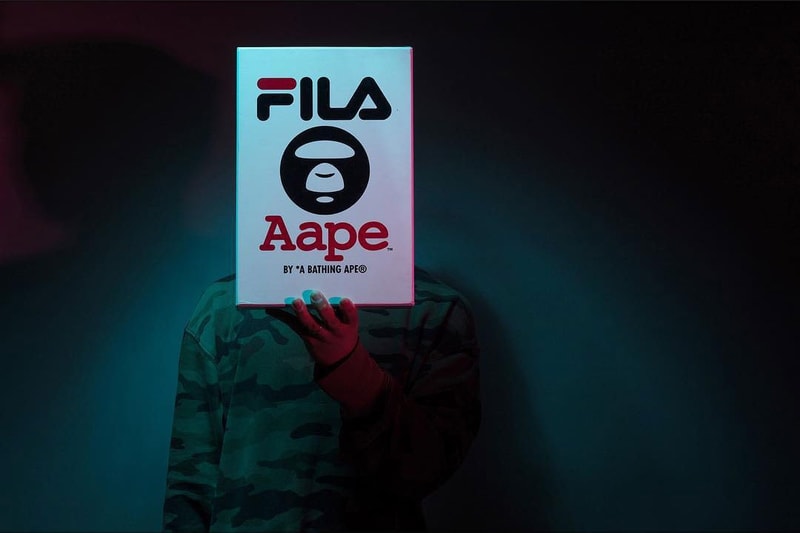 FILA AAPE By A Bathing APE Original Tennis Collaboration