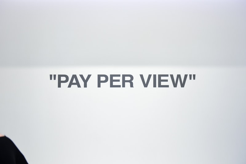 PAY PER VIEW Virgil Abloh Tokyo Exposition