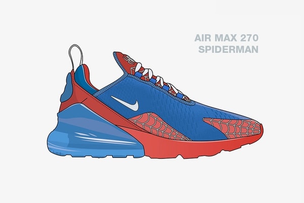 Illustrateur Imagine Collaboration Nike Avengers