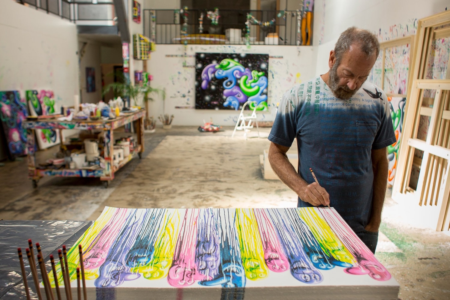 L'Oeuvre Sloppy Melt De Kenny Scharf