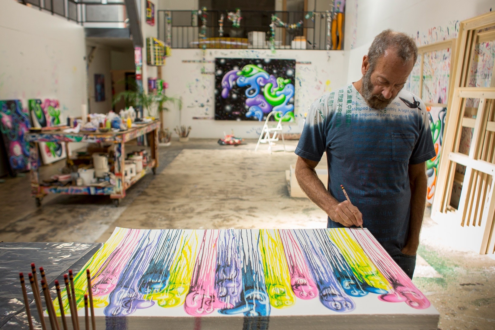 L'Oeuvre Sloppy Melt De Kenny Scharf