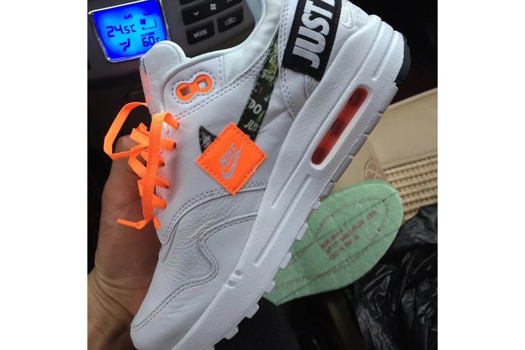 Premier Aperçu D'Un Nouveau Modèle Nike Air Max 1 "Just Do It"