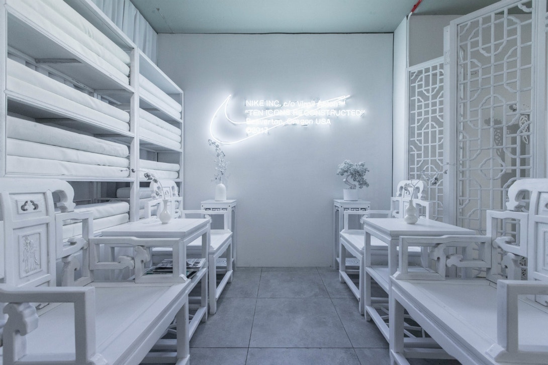 Pop Up Store A Shanghai Pour La Virgil Abloh X Nike Air VaporMax