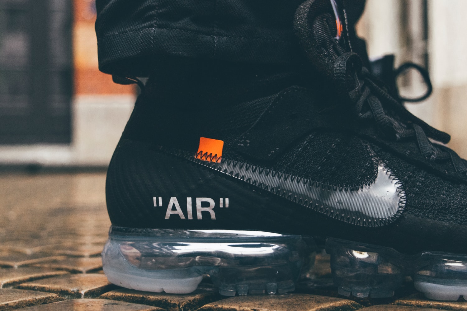 Photos De La Virgil Abloh x Nike Air VaporMax "Black" Portée
