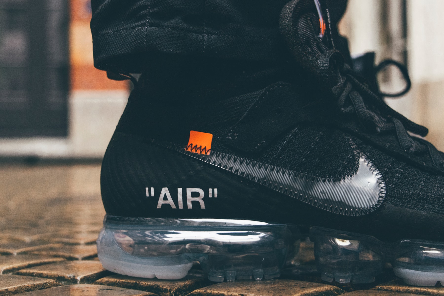 Photos De La Virgil Abloh x Nike Air VaporMax "Black" Portée