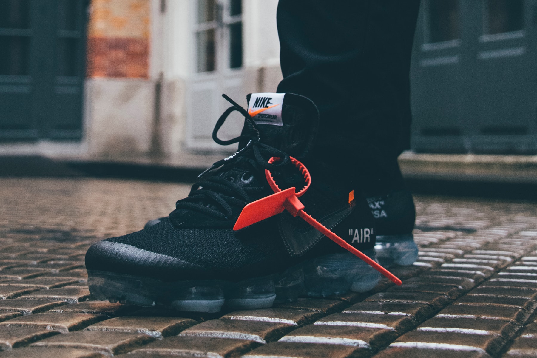 Photos De La Virgil Abloh x Nike Air VaporMax "Black" Portée