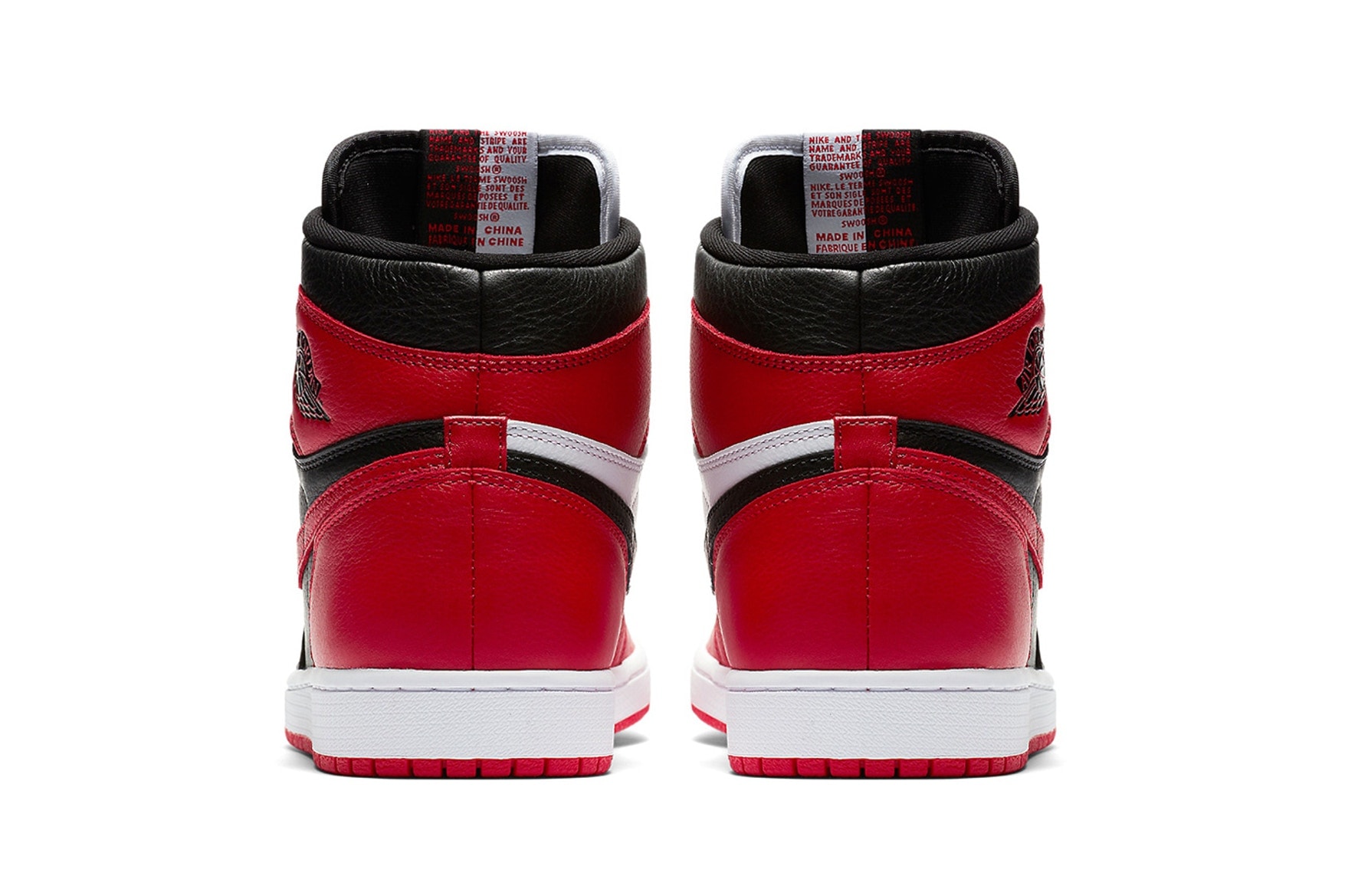 Sneakers Air Jordan 1 Rouge, Blanc et Noir