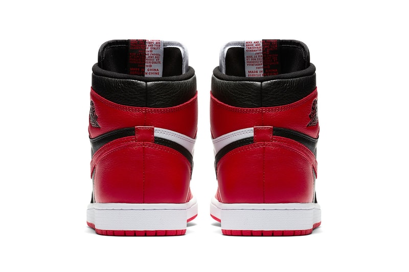 Sneakers Air Jordan 1 Rouge, Blanc et Noir