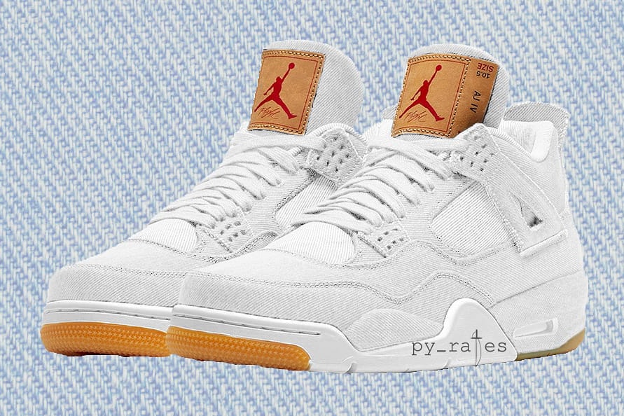 Levi's Air Jordan 4 Blanc Date De Sortie
