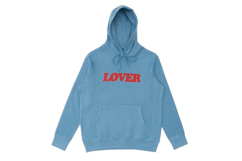 Sweat à capuche orange Lover
