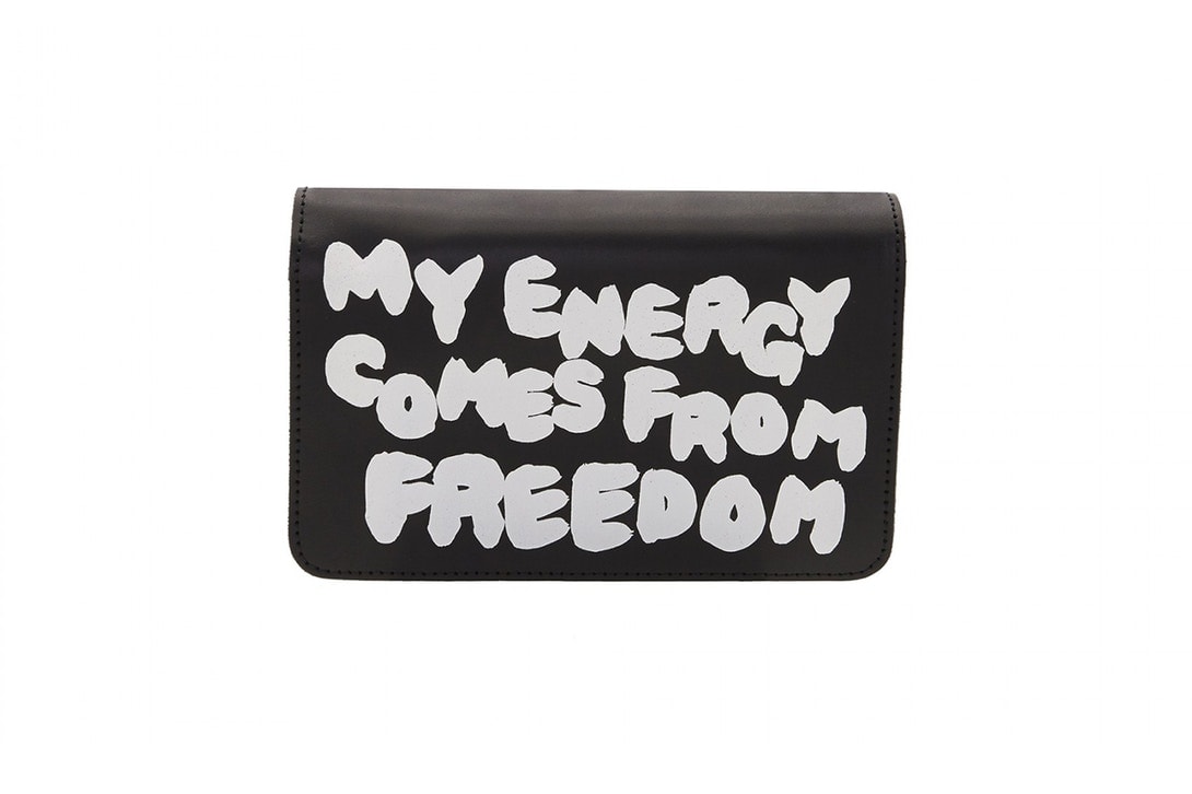 Portefeuille COMME des GARÇONS "Live Free With Strong Will"