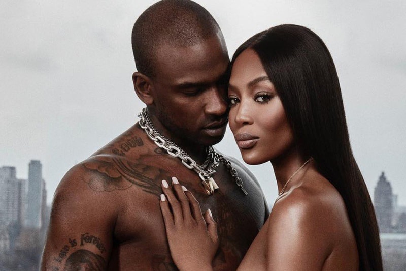 Portrait De Naomi Campbell Avec Skepta