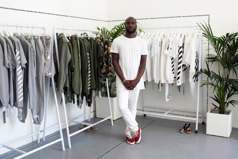 Off-White Virgil Abloh Collaboration Vans SSENSE VLONE KITH Champion Nike Moncler Jimmy Choo Heron Preston Levi's