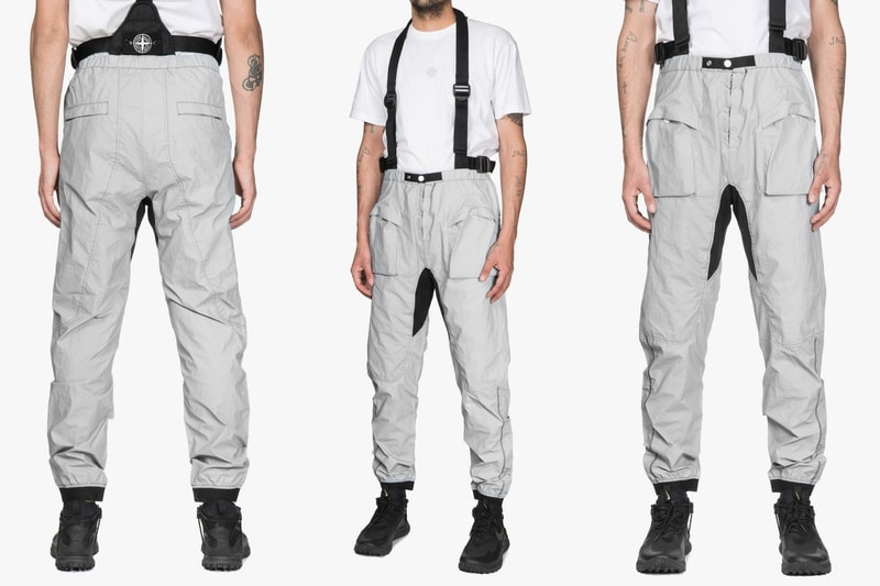 Stone Island Garment Dye Vest Utility Overalls