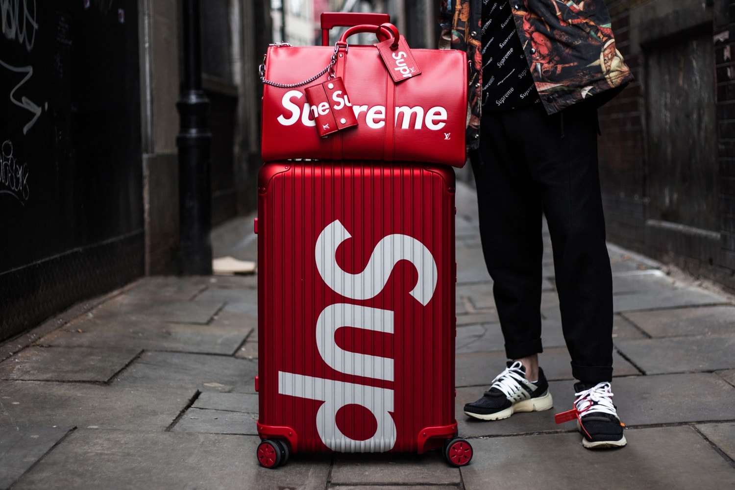 Photos Street Style De La Collaboration Supreme x RIMOWA À Londres