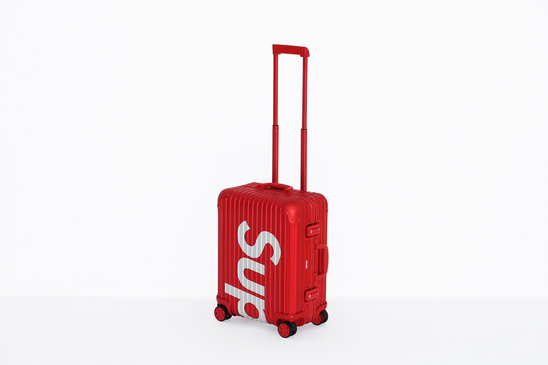 Valises Supreme x RIMOWA Noir Et Rouge