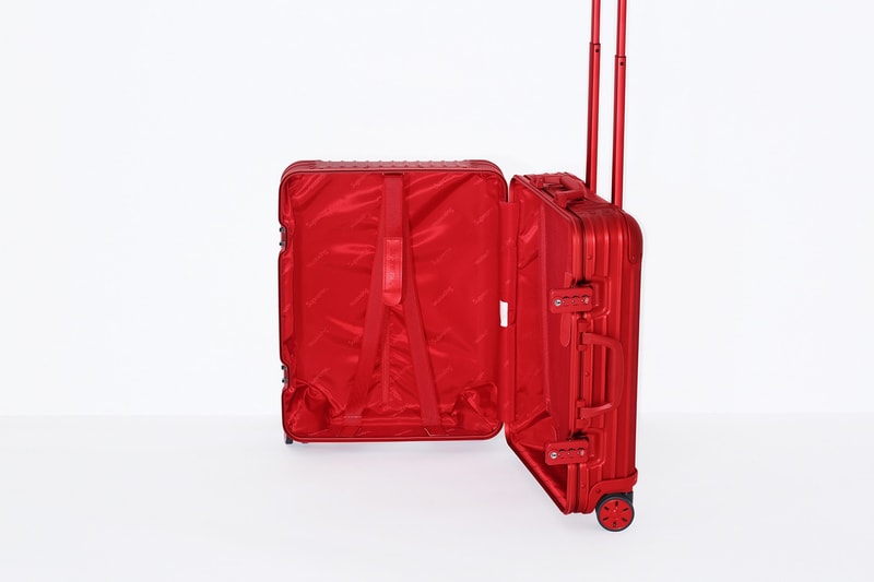 Valises Supreme x RIMOWA Noir Et Rouge