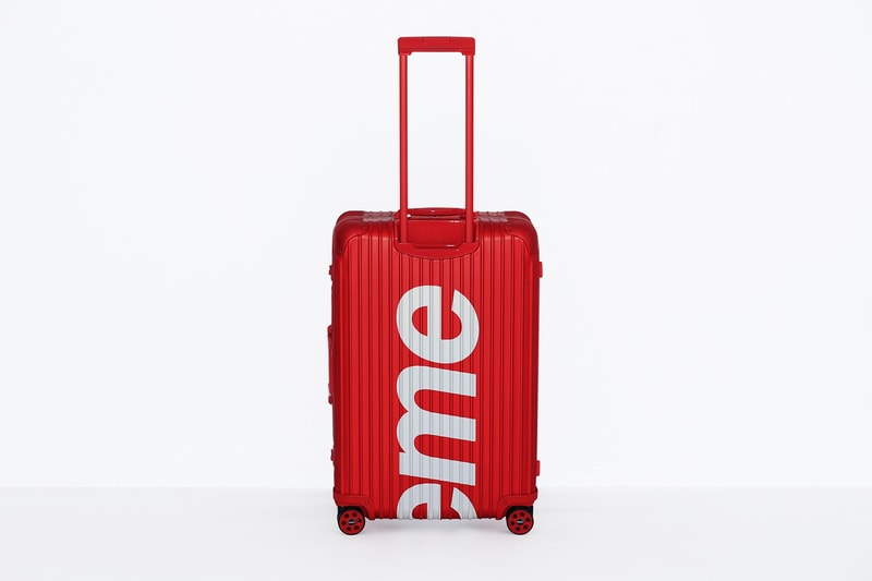 Valises Supreme x RIMOWA Noir Et Rouge