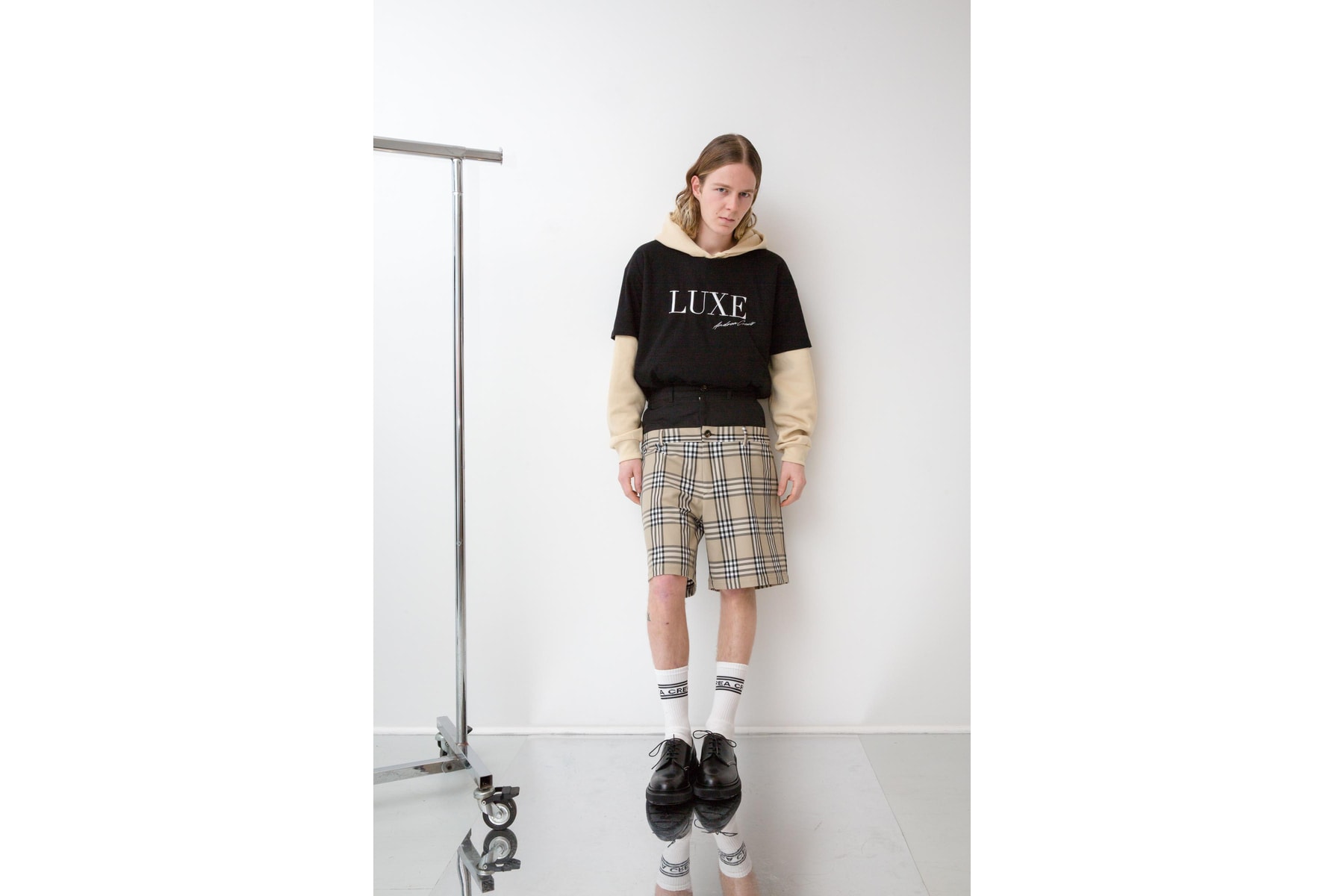 andrea crews, collection, automne, hiver, 2018, tartan, burberry