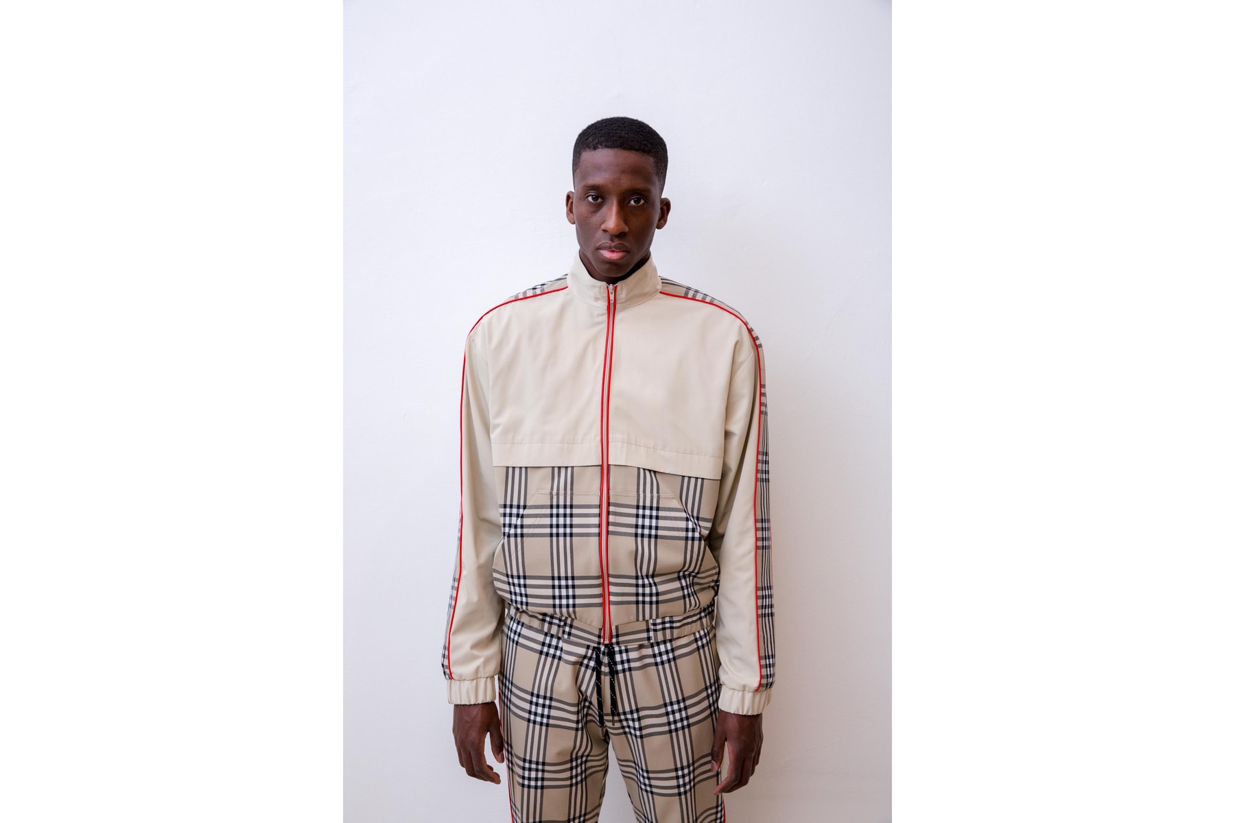 andrea crews, collection, automne, hiver, 2018, tartan, burberry