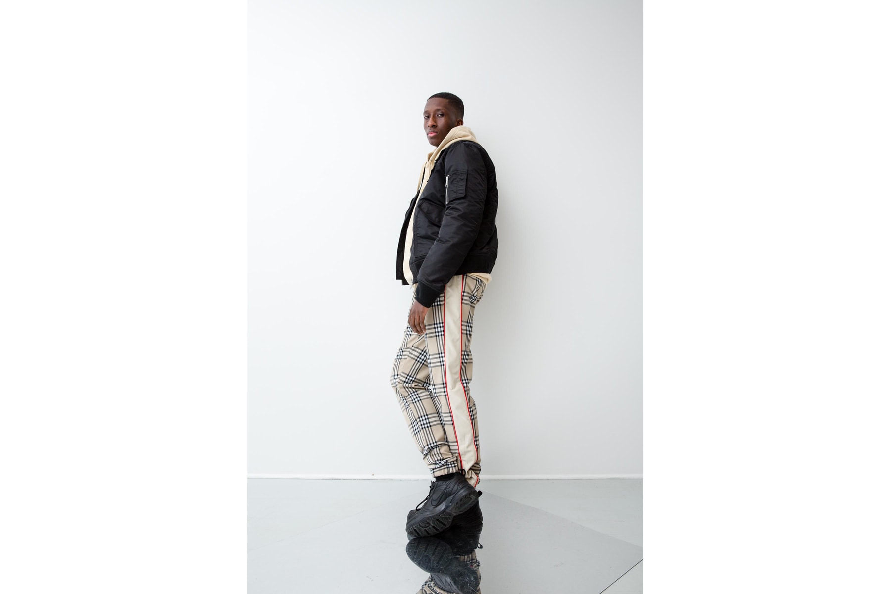 andrea crews, collection, automne, hiver, 2018, tartan, burberry