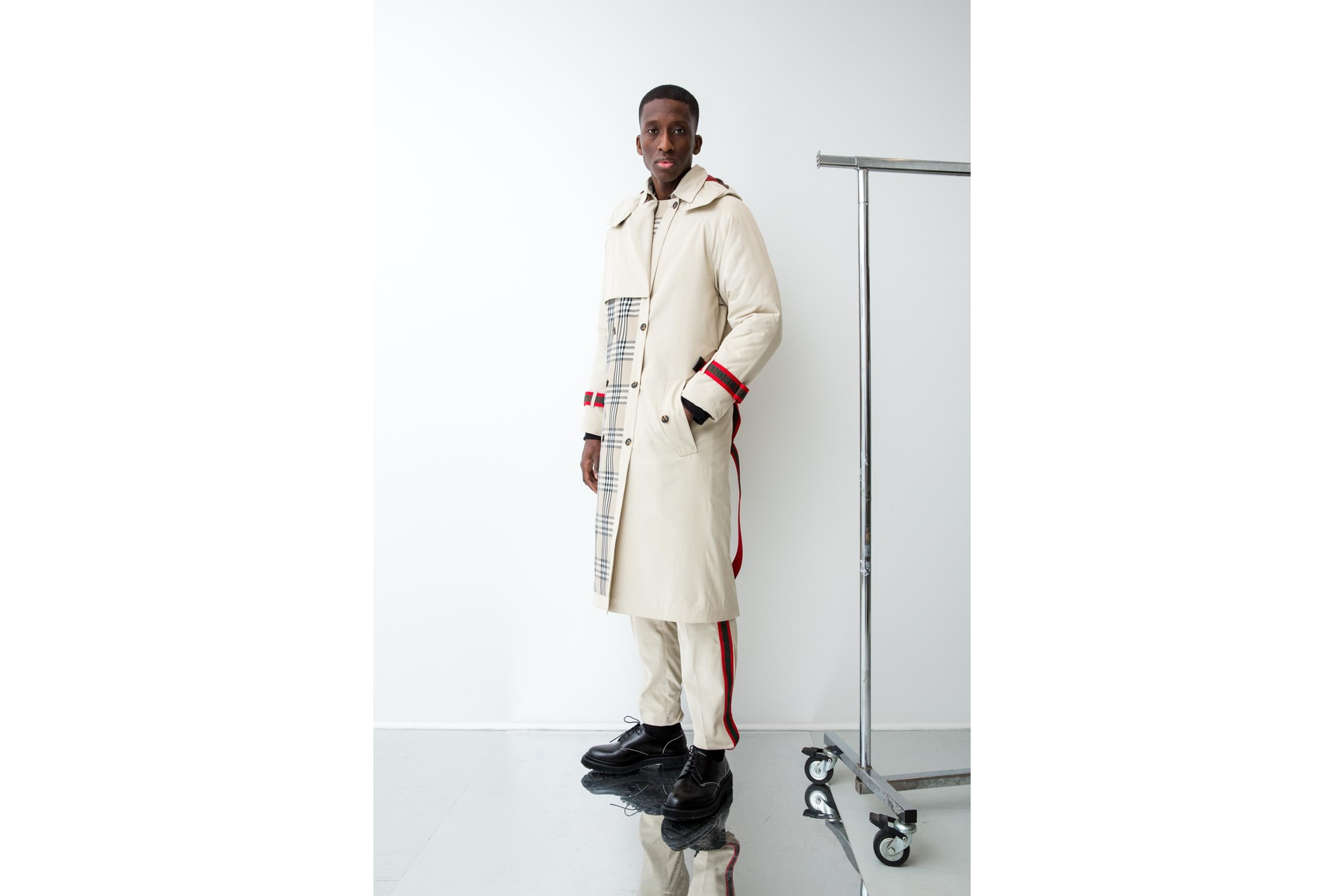 andrea crews, collection, automne, hiver, 2018, tartan, burberry