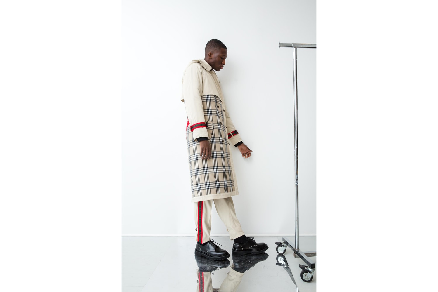 andrea crews, collection, automne, hiver, 2018, tartan, burberry