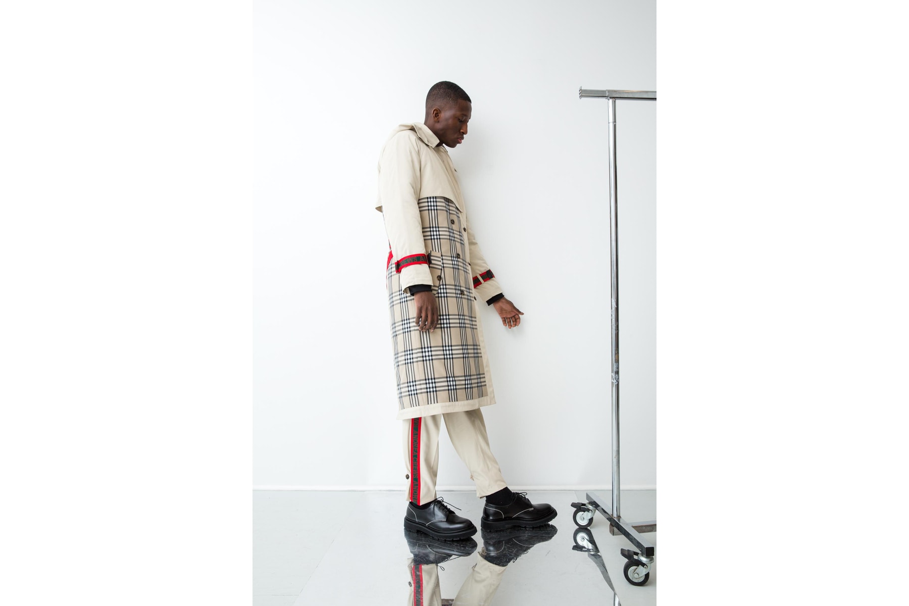 andrea crews, collection, automne, hiver, 2018, tartan, burberry
