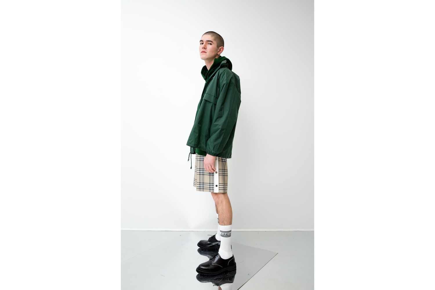 andrea crews, collection, automne, hiver, 2018, tartan, burberry