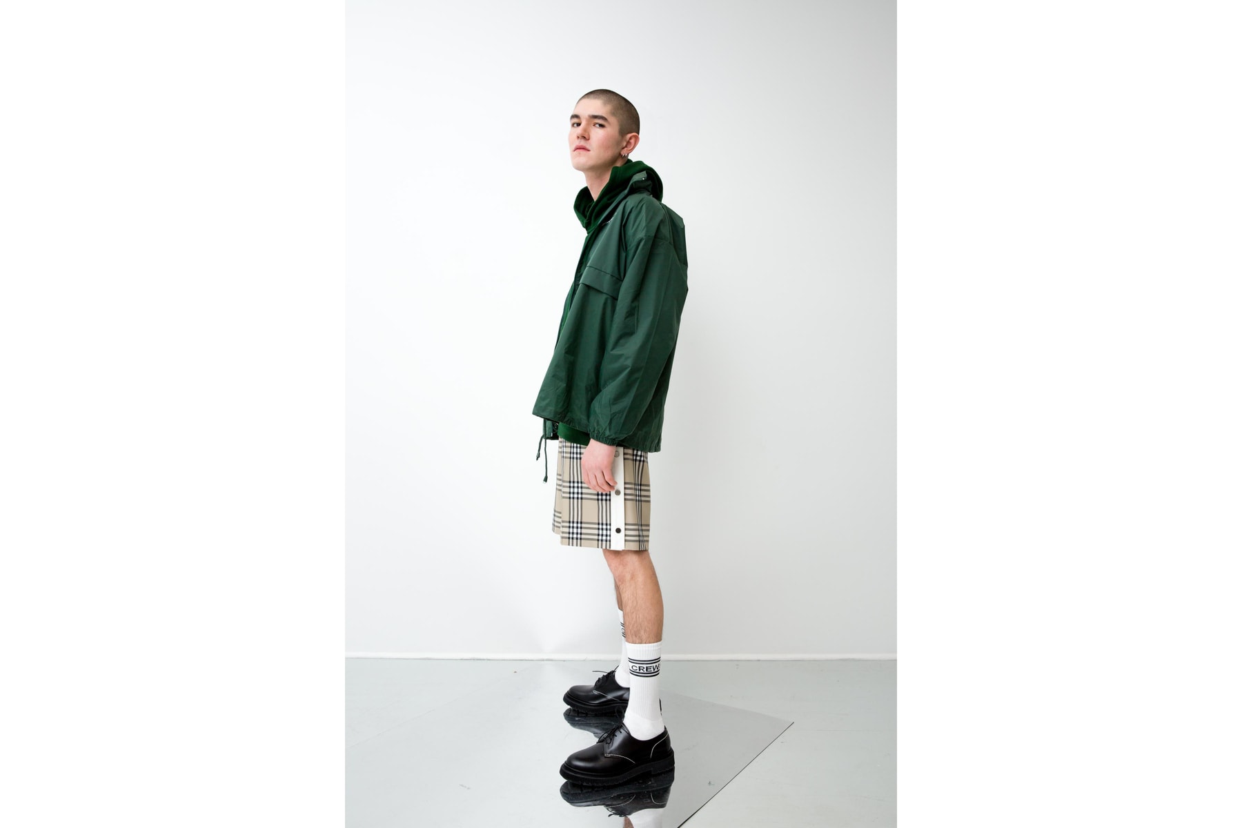 andrea crews, collection, automne, hiver, 2018, tartan, burberry