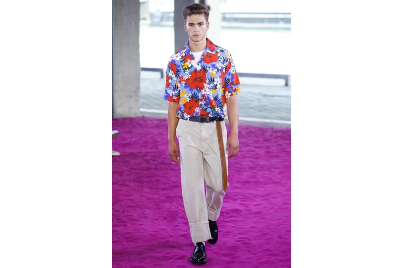 chemise, hawaienne, tropical, été, 2018