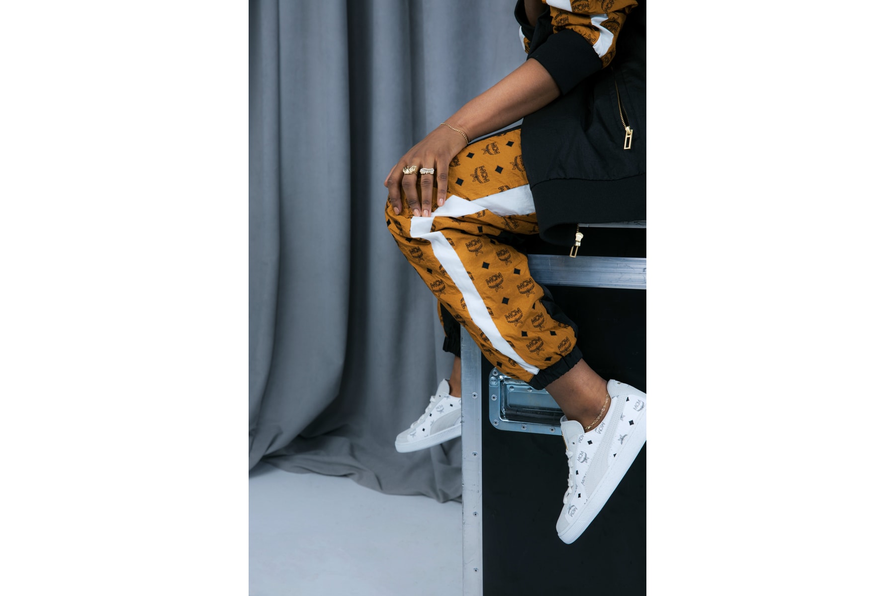 puma, mcm, collaboration, suede, tracksuits