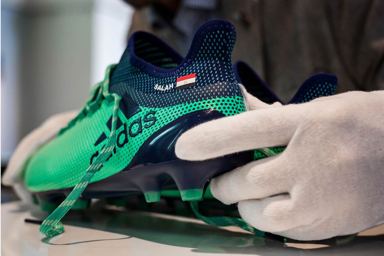 Mohamed Salah, crampons, musée