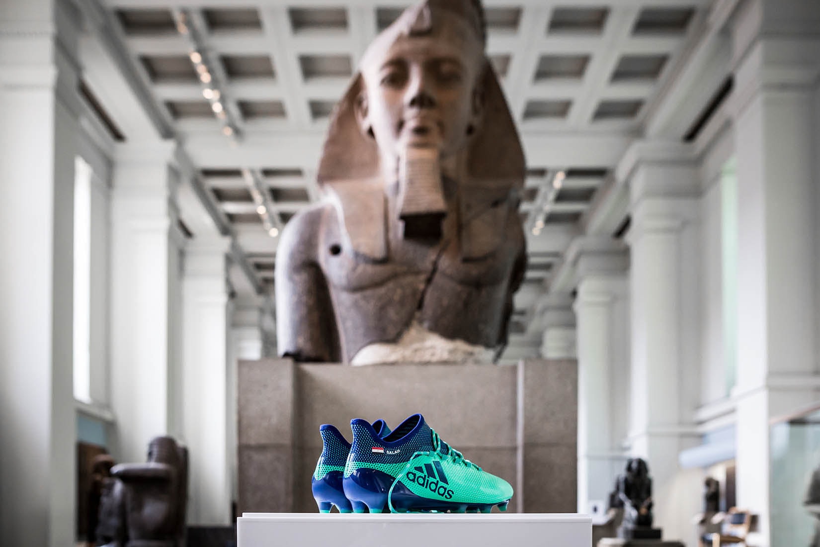 Mohamed Salah, crampons, musée