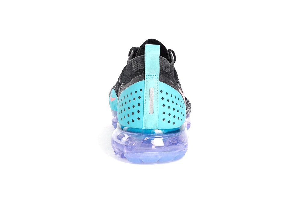 nike, air, vapormax, flyknit, 2, noir, bleu, rose, violet