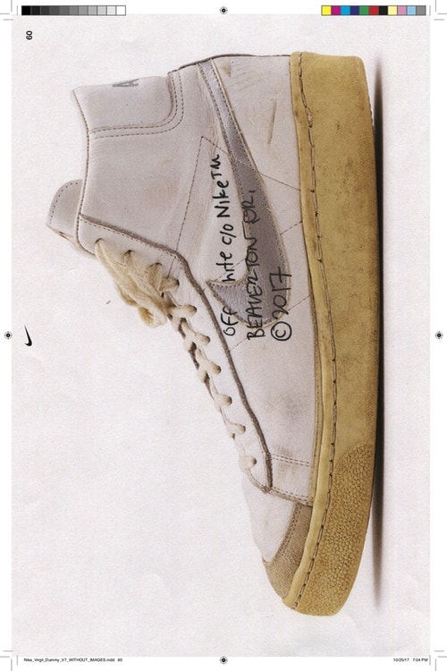 Virgil Abloh Nike The Ten TEXTBOOK