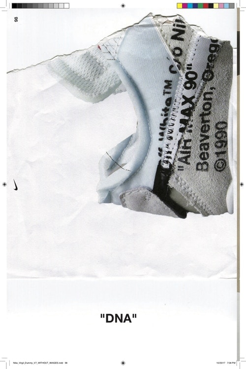 Virgil Abloh Nike The Ten TEXTBOOK