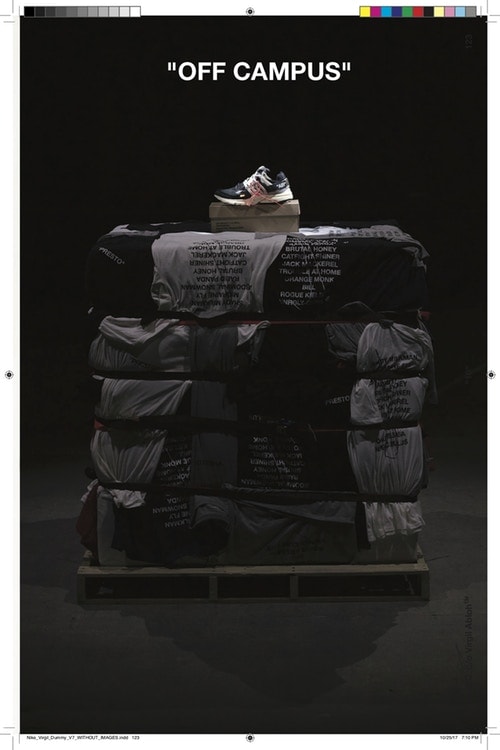 Virgil Abloh Nike The Ten TEXTBOOK