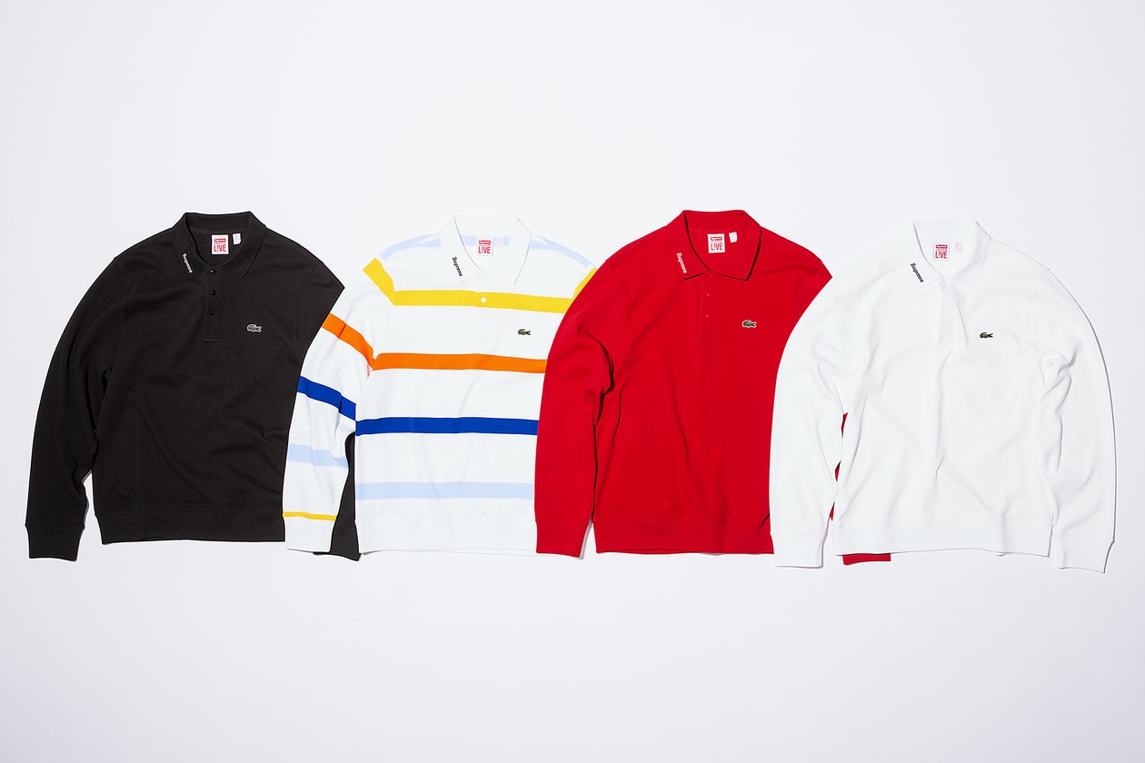 lacoste, collaborations, supreme, bape, save, our, species