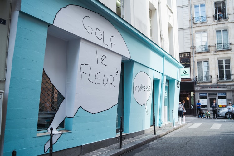 Photos : Tyler, The Creator Et Converse Ouvrent Un Pop Up GOLF Le FLEUR Dans Paris