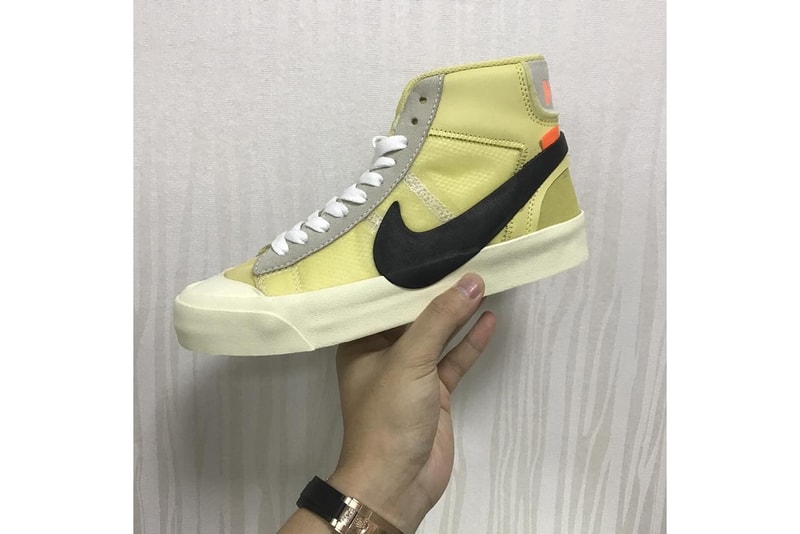 Photo Virgil Abloh x Nike Blazer Mid