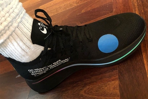 J.R. Smith Arbore La Virgil Abloh x Nike Zoom Fly Mercurial En Noir
