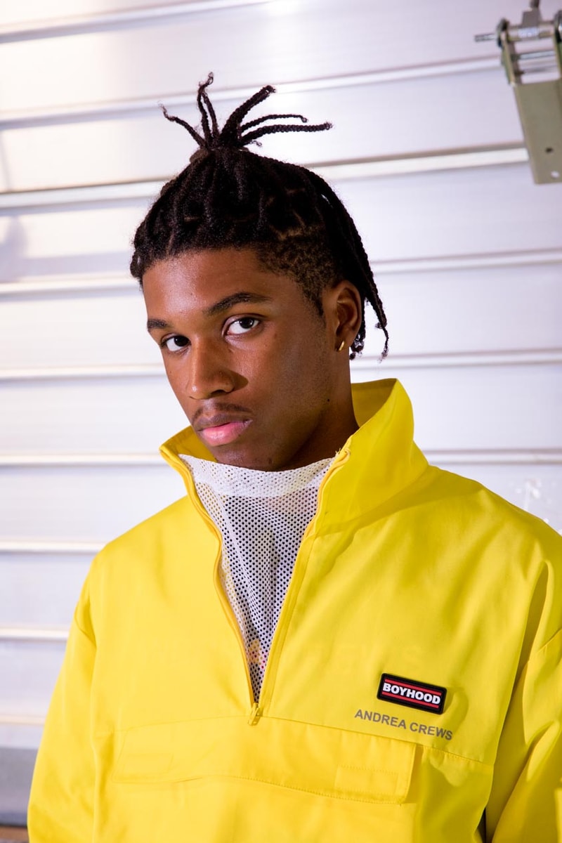 andrea, crews, boyhood, tracksuit, collaboration, youth
