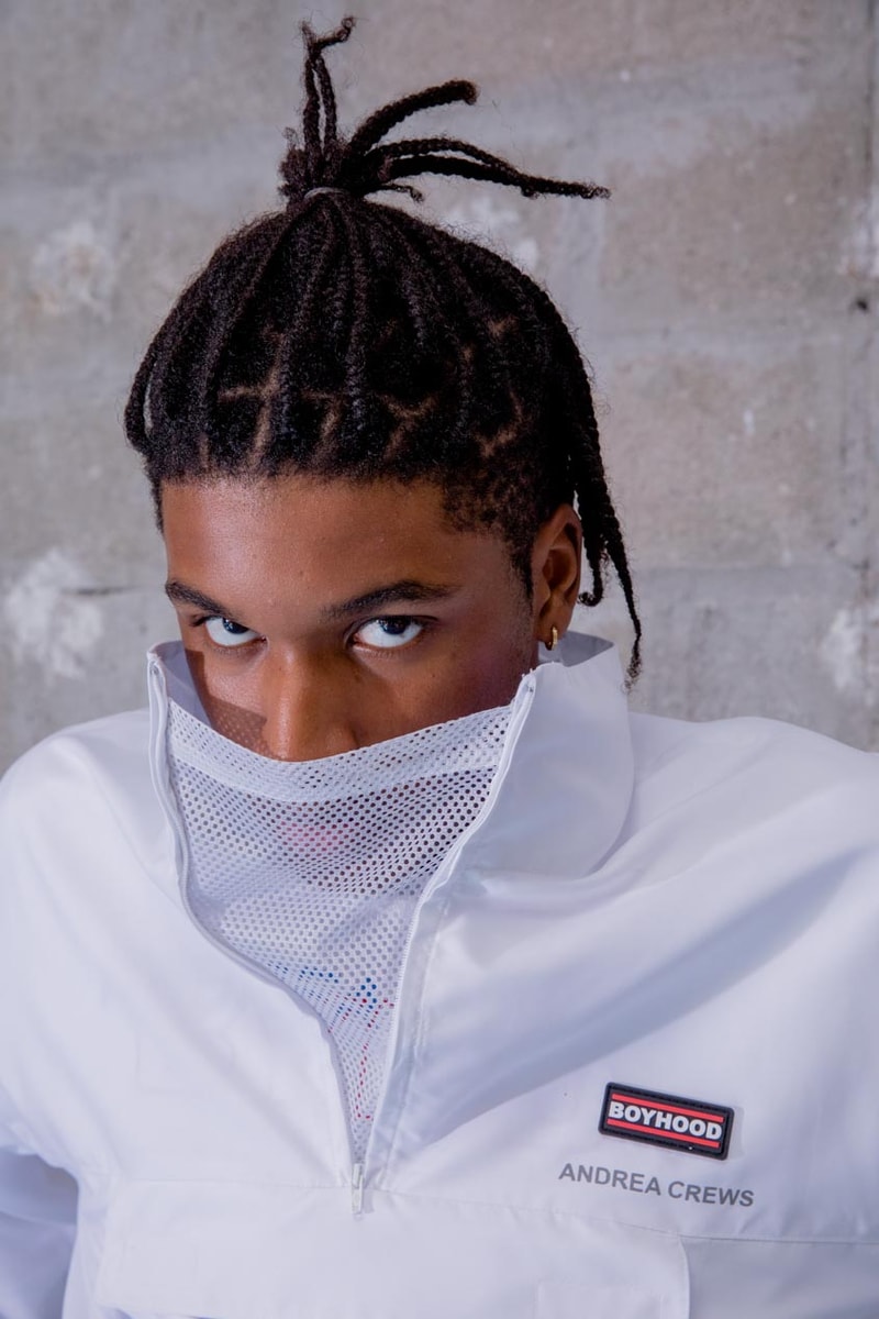 andrea, crews, boyhood, tracksuit, collaboration, youth