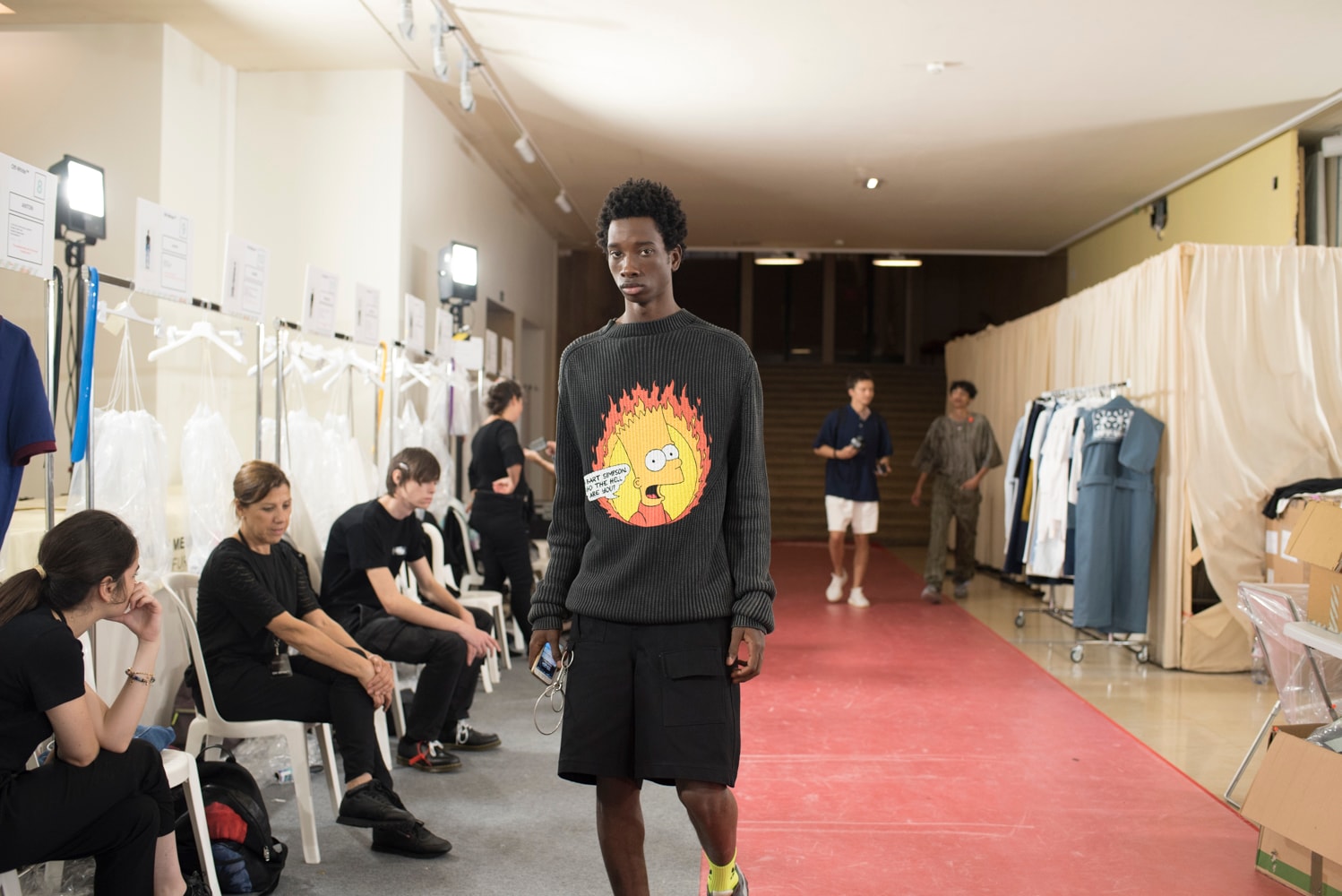 Photos Backstages Défilé Off-White™ Printemps/Été 2019