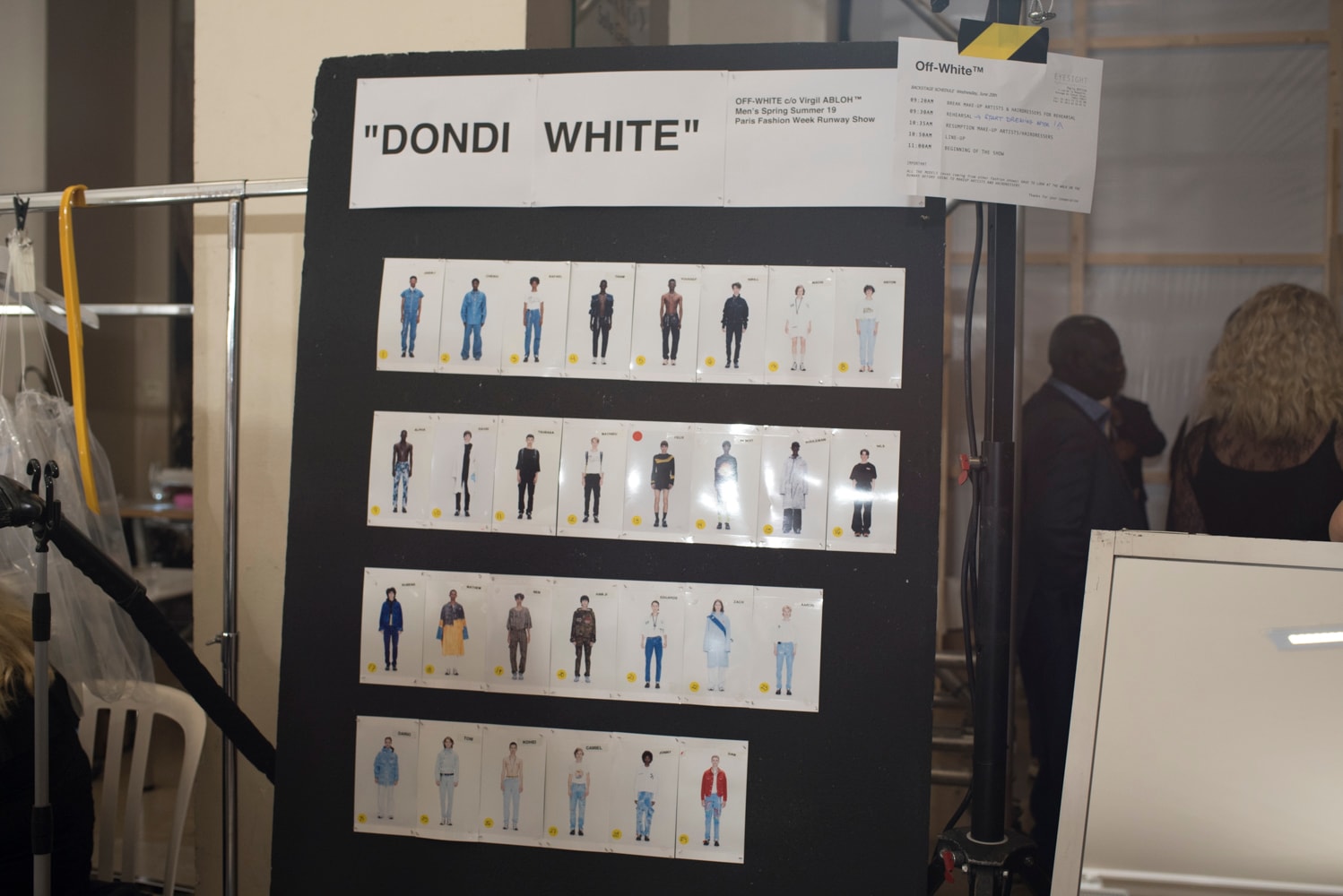 Photos Backstages Défilé Off-White™ Printemps/Été 2019