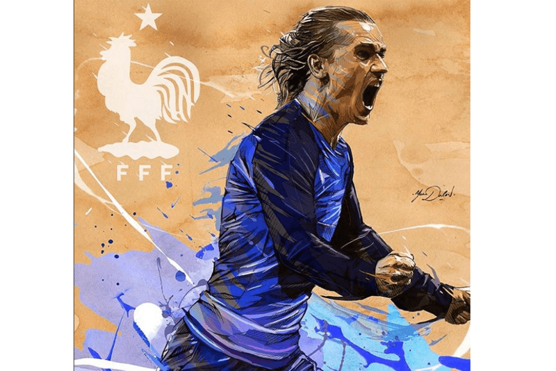 Voici L'Artiste Derrière Les Portraits Peints Des Bleus En Russie